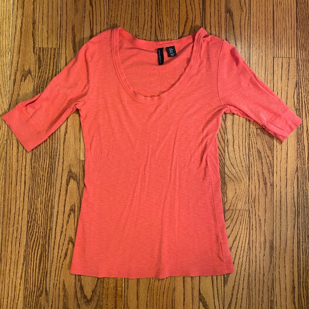 Cynthia Rowley coral blouse